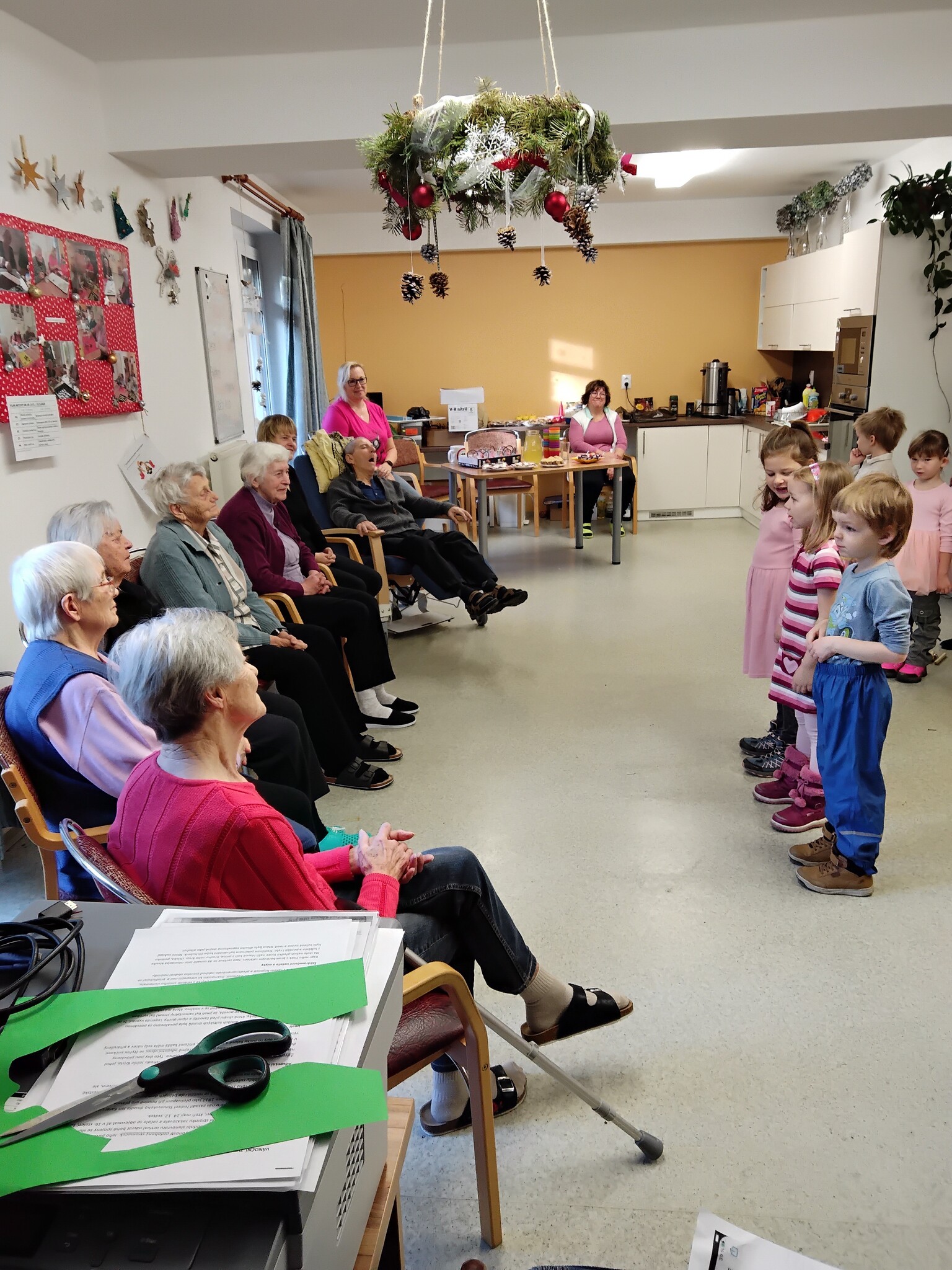 Vánoční besídka v domově seniorů