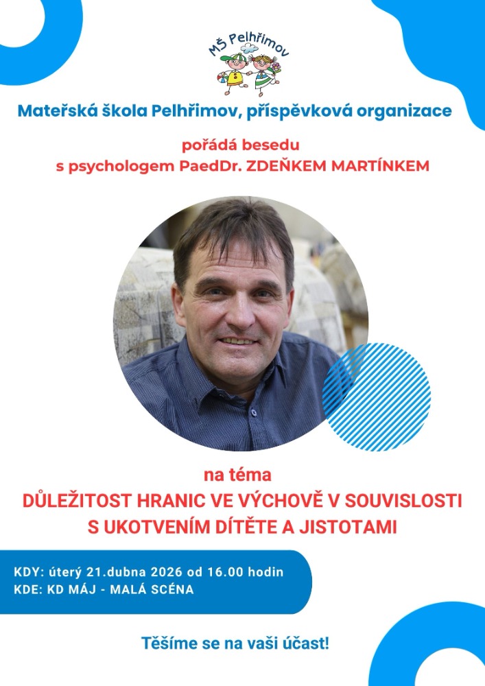 Beseda s psychologem PaedDr. Zdeňkem Martínkem